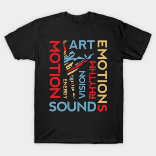 Creative Colorful Dancer T-Shirt